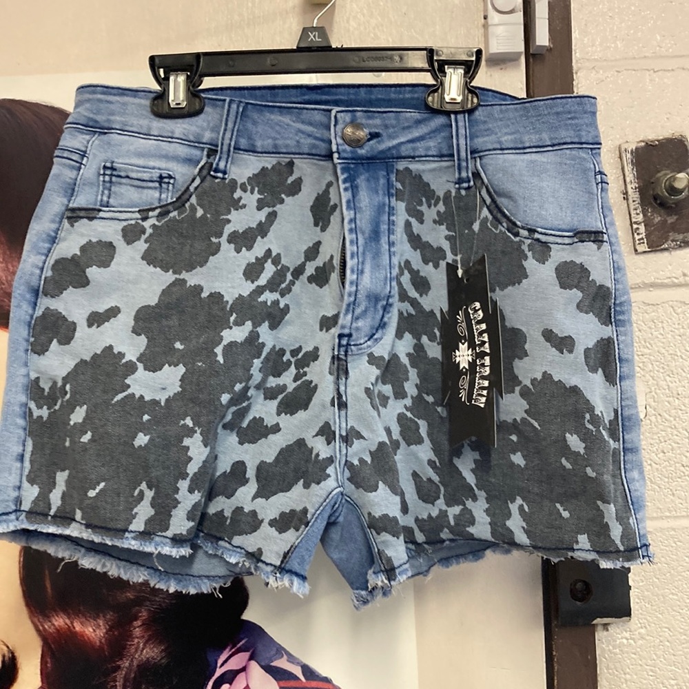 Denim shorts